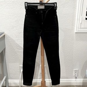 Everlane Women's Black Skinny Jeans - Size 23 Ankle Length